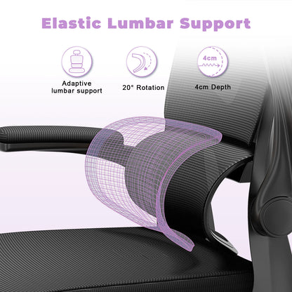 Chaise Ergonomique SEATERGO™ Rose – Support 4 Points & Lombaire Dynamique