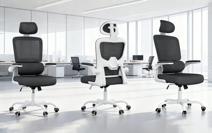 Chaise Ergonomique SEATERGO™ Rose – Support 4 Points & Lombaire Dynamique