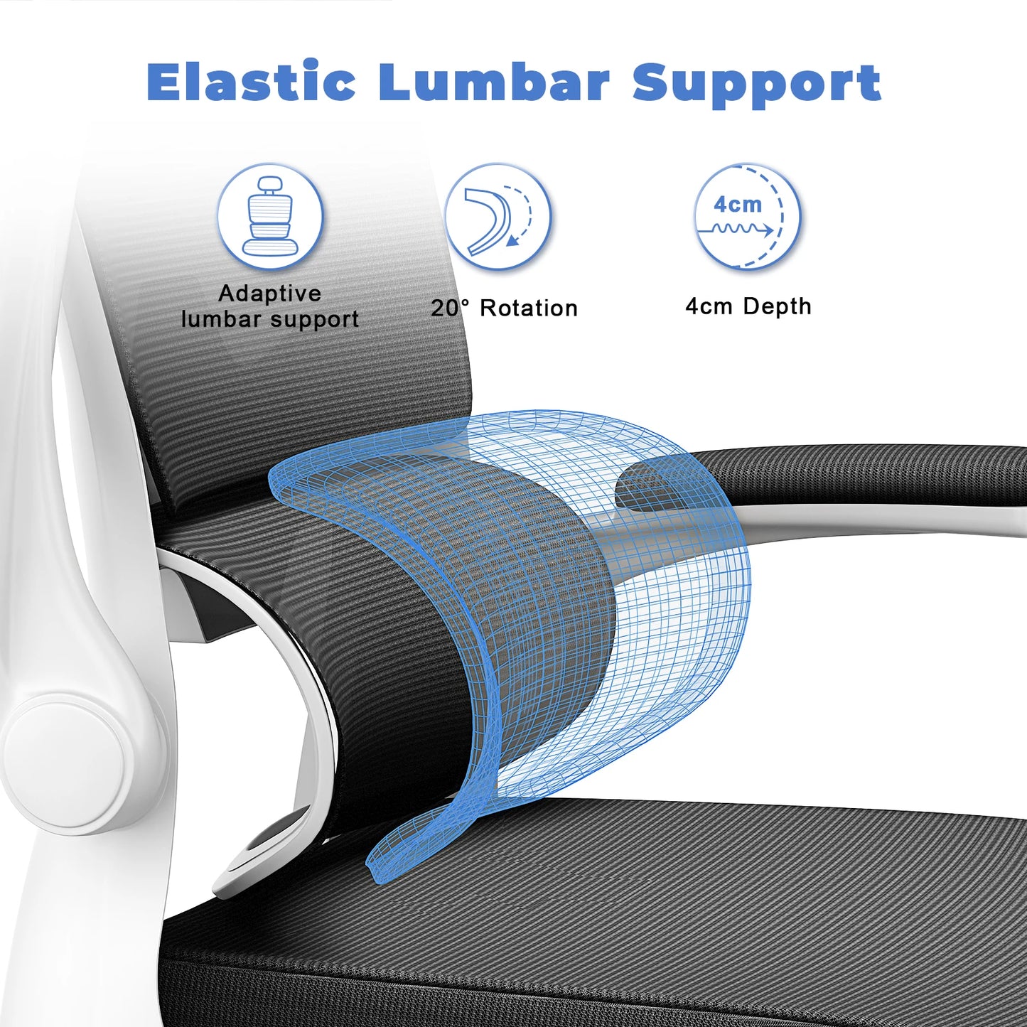 Chaise Ergonomique SEATERGO™ Rose – Support 4 Points & Lombaire Dynamique