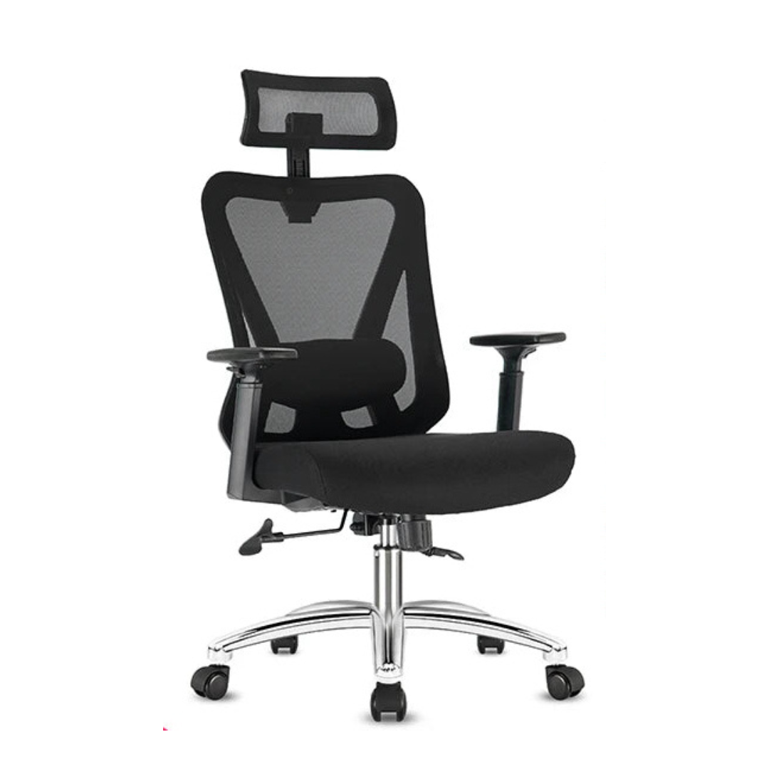 Chaise Ergonomique SEATERGO™ Soutien Lombaire Soft & Base Métal