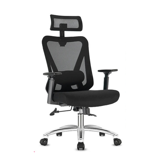 Chaise Ergonomique SEATERGO™ Soutien Lombaire Soft & Base Métal