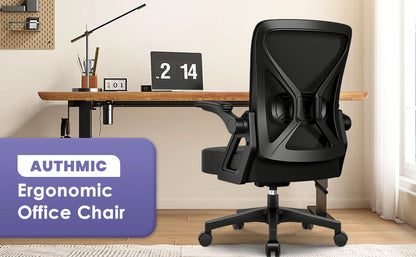 Chaise Ergonomique SEATERGO™ – Accoudoirs Relevables & Gain de Place