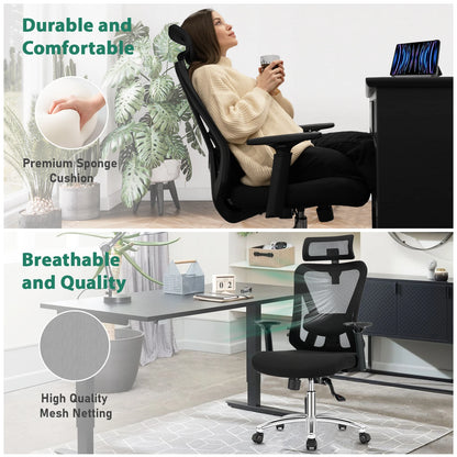 Chaise Ergonomique SEATERGO™ Soutien Lombaire Soft & Base Métal